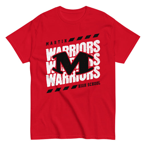 Martin High School Warriors Red Classic Unisex T-shirt 223