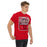 Man wearing a Tomball High School Cougars Classic Unisex Red T-shirt 01a