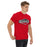 Man wearing a Tomball High School Cougars Classic Unisex Red T-shirt 09a