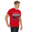 Man wearing a Tomball High School Cougars Classic Unisex Red T-shirt 86a