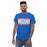 Man wearing a Grand Oaks High School Grizzlies Classic Unisex Royal T-shirt 98