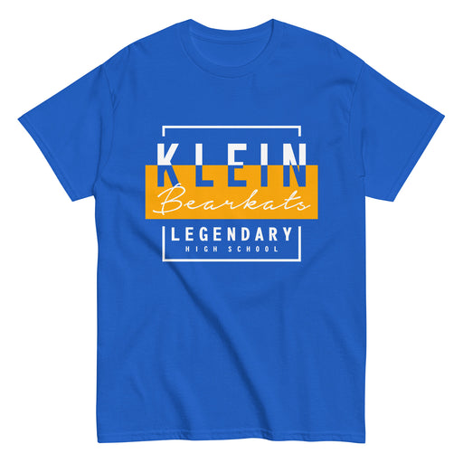 Klein High School Bearkats Classic Unisex Royal T-shirt 05