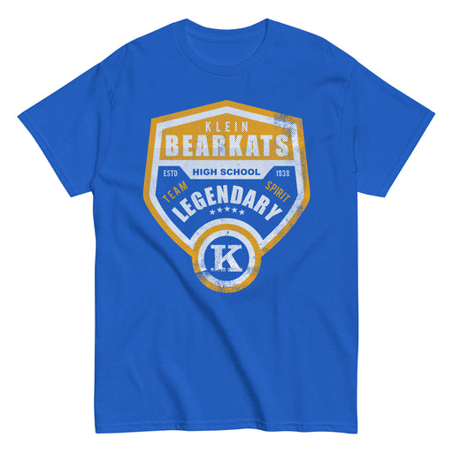 Klein High School Bearkats Classic Unisex Royal T-shirt 14