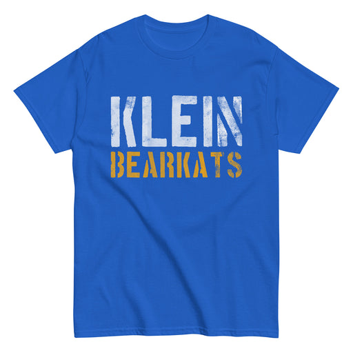 Klein High School Bearkats Classic Unisex Royal T-shirt 17