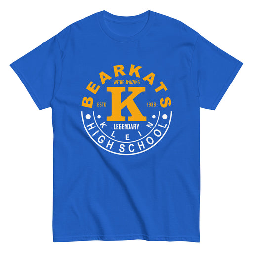 Klein High School Bearkats Classic Unisex Royal T-shirt 19