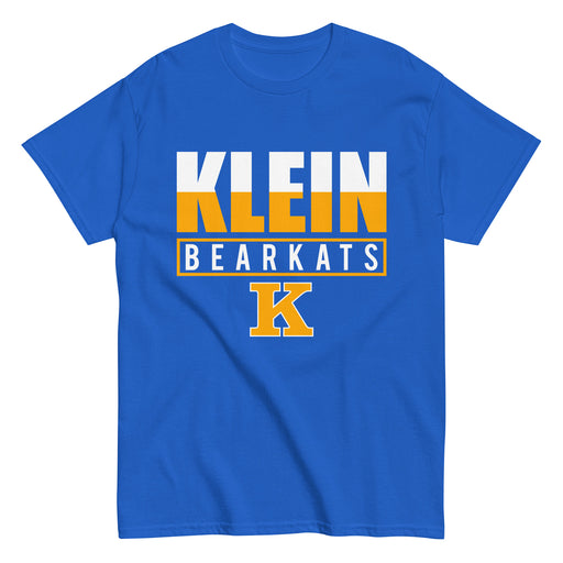 Klein High School Bearkats Classic Unisex Royal T-shirt 29