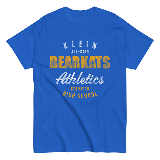 Klein High School Bearkats Classic Unisex Royal T-shirt 34