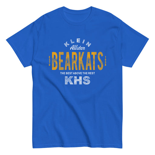 Klein High School Bearkats Classic Unisex Royal T-shirt 40