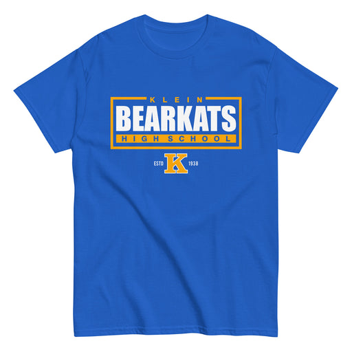 Klein High School Bearkats Classic Unisex Royal T-shirt 49