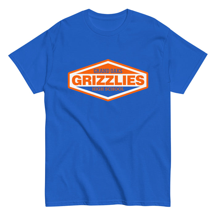 Grand Oaks High School Grizzlies Classic Unisex Royal T-shirt 09