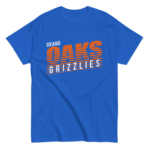 Grand Oaks High School Grizzlies Classic Unisex Royal T-shirt 32