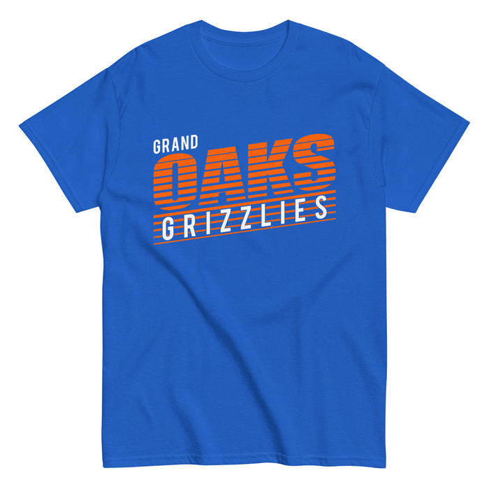 Grand Oaks High School Grizzlies Classic Unisex Royal T-shirt 32