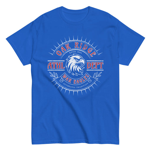 Oak Ridge High School War Eagles Royal Blue Classic Unisex T-shirt 201