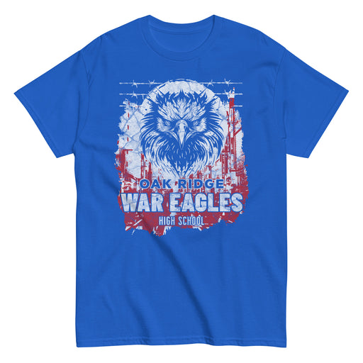 Oak Ridge High School War Eagles Royal Blue Classic Unisex T-shirt 202