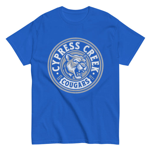 Cypress Creek High School Cougars Royal Blue Classic Unisex T-shirt 220