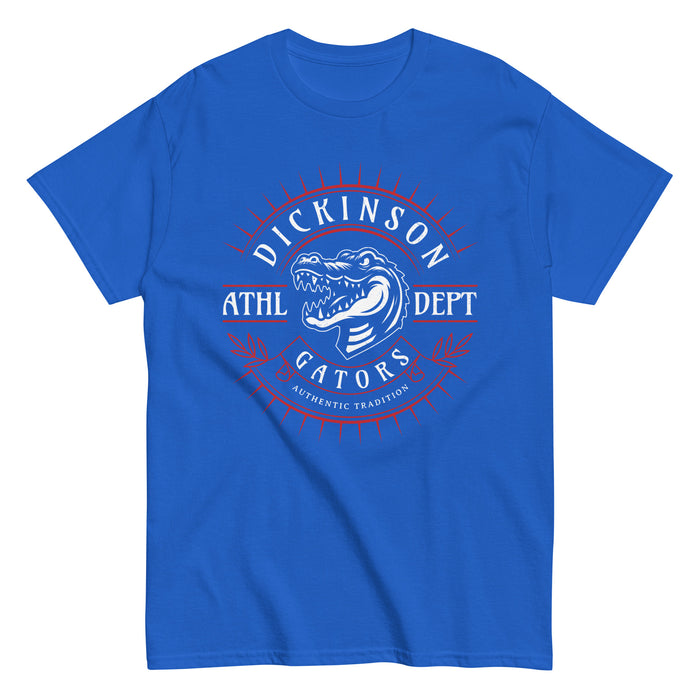 Dickinson High School Gators Royal Blue Classic Unisex T-shirt 201