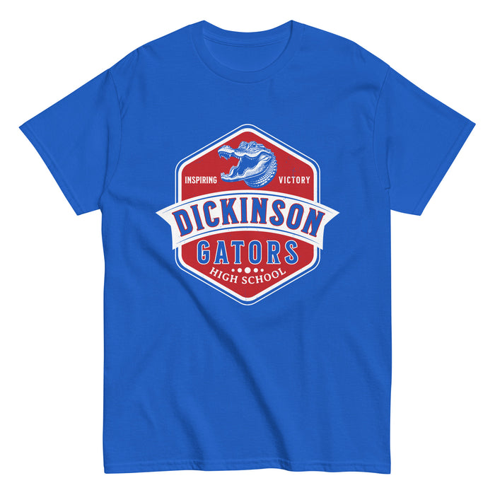 Dickinson High School Gators Royal Blue Classic Unisex T-shirt 209