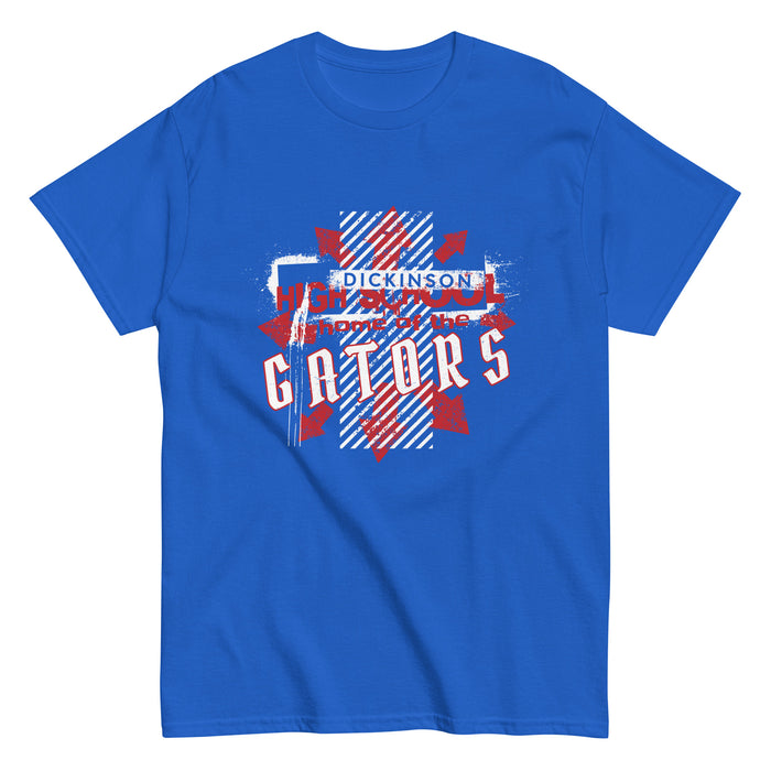 Dickinson High School Gators Royal Blue Classic Unisex T-shirt 210