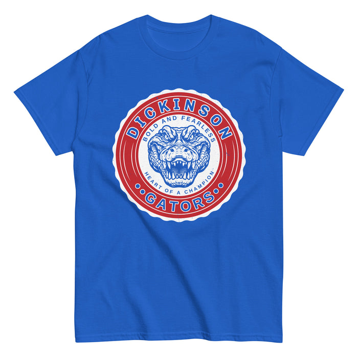 Dickinson High School Gators Royal Blue Classic Unisex T-shirt 216