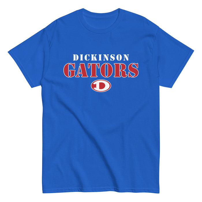 Dickinson High School Gators Royal Blue Classic Unisex T-shirt 222