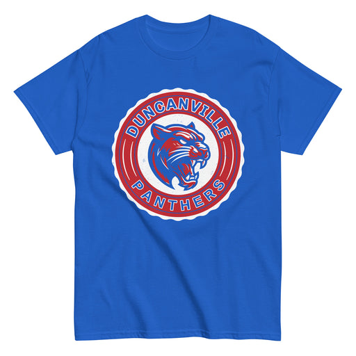 Duncanville High School Panthers Royal Blue Classic Unisex T-shirt 216