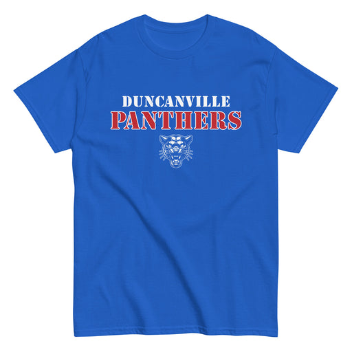 Duncanville High School Panthers Royal Blue Classic Unisex T-shirt 222