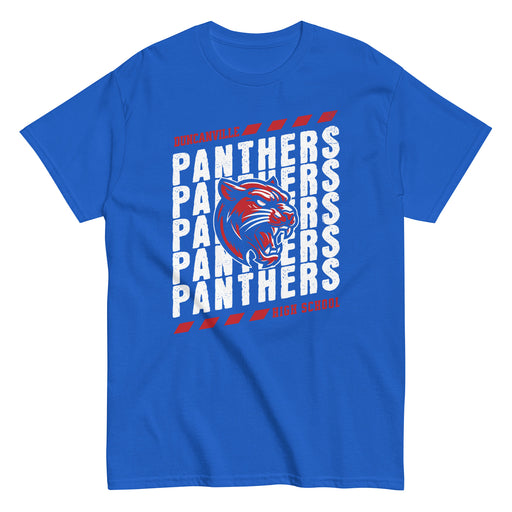 Duncanville High School Panthers Royal Blue Classic Unisex T-shirt 222