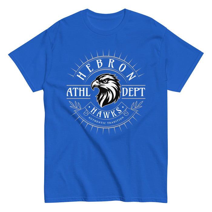 Hebron High School Hawks Royal Blue Classic Unisex T-shirt 201