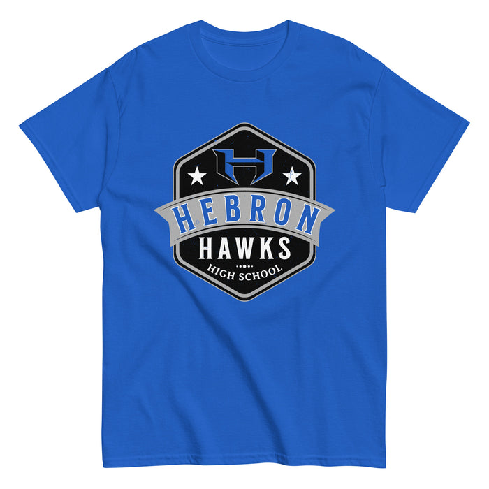 Hebron High School Hawks Royal Blue Classic Unisex T-shirt 209