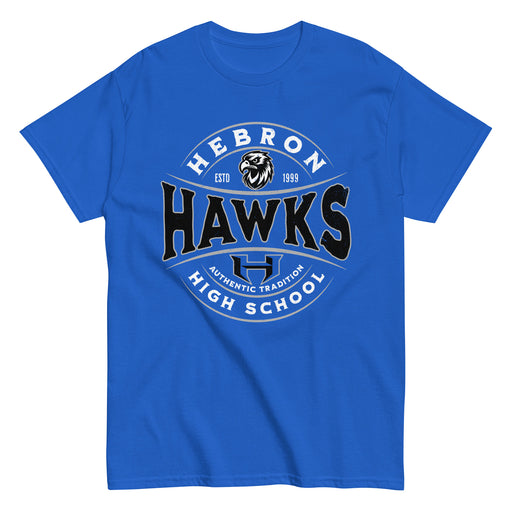 Hebron High School Hawks Royal Blue Classic Unisex T-shirt 218