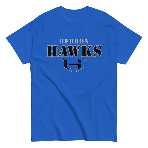 Hebron High School Hawks Royal Blue Classic Unisex T-shirt 222