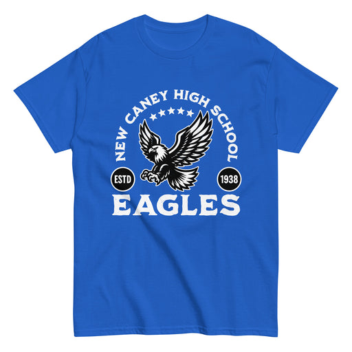 New Caney High School Eagles Royal Blue Classic Unisex T-shirt 208