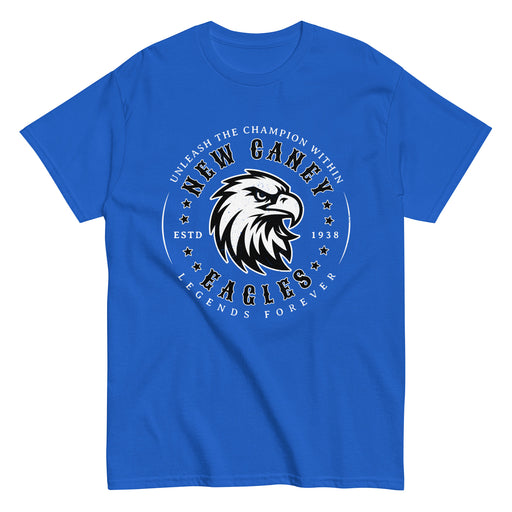 New Caney High School Eagles Royal Blue Classic Unisex T-shirt 214