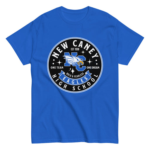 New Caney High School Eagles Royal Blue Classic Unisex T-shirt 215