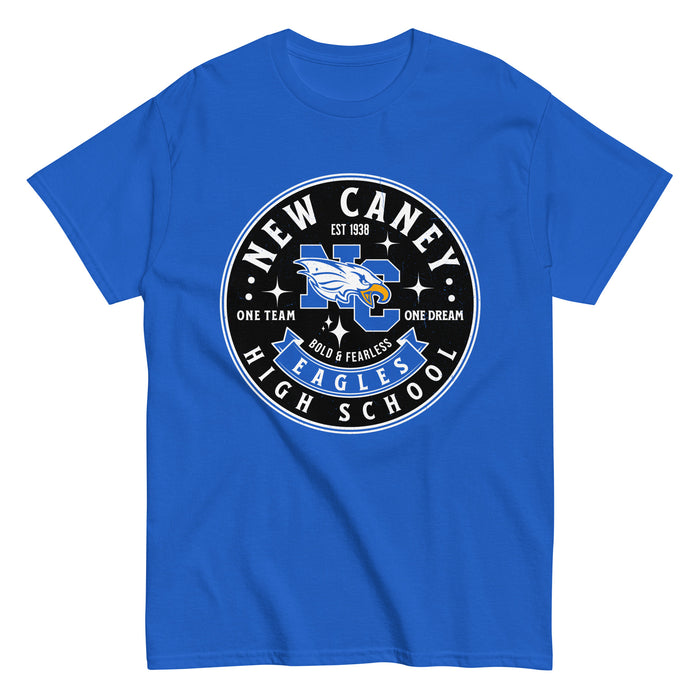 New Caney High School Eagles Royal Blue Classic Unisex T-shirt 215