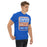 Man wearing a Grand Oaks High School Grizzlies Classic Unisex Royal T-shirt 01a