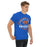 Man wearing a Grand Oaks High School Grizzlies Classic Unisex Royal T-shirt 04a