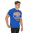 Man wearing a Grand Oaks High School Grizzlies Classic Unisex Royal T-shirt 14a