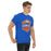 Man wearing a Grand Oaks High School Grizzlies Classic Unisex Royal T-shirt 15a