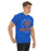 Man wearing a Grand Oaks High School Grizzlies Classic Unisex Royal T-shirt 18a