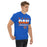 Man wearing a Grand Oaks High School Grizzlies Classic Unisex Royal T-shirt 29a