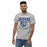 Man wearing Flower Mound High School Jaguars Sport Grey Classic Unisex T-shirt 213