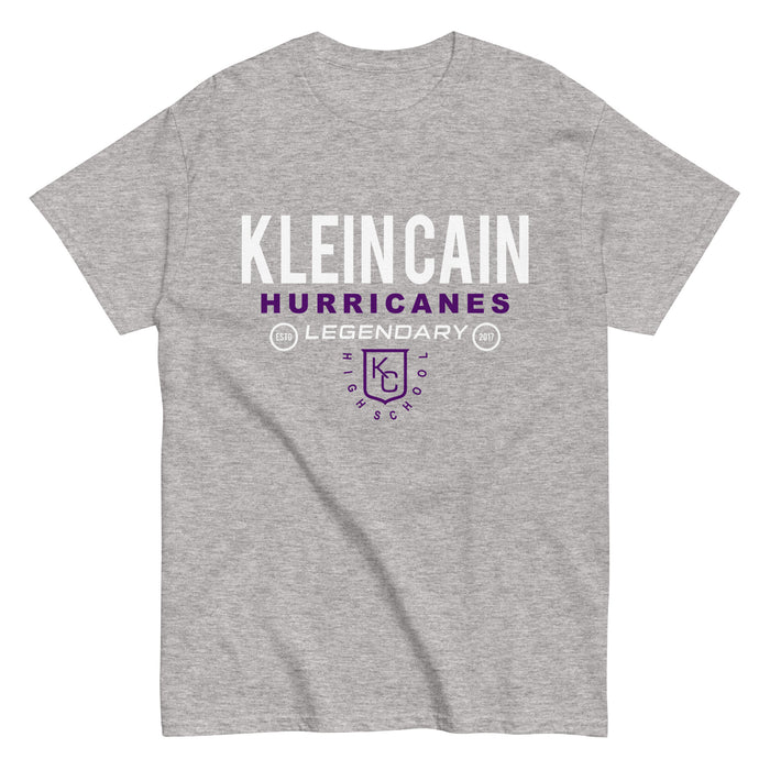 Klein Cain High School Hurricanes Sport Grey Classic T-shirt 03