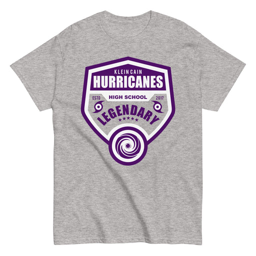 Klein Cain High School Hurricanes Sport Grey Classic T-shirt 14