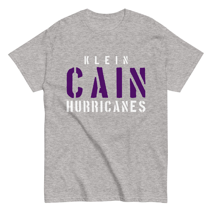 Klein Cain High School Hurricanes Sport Grey Classic T-shirt 17