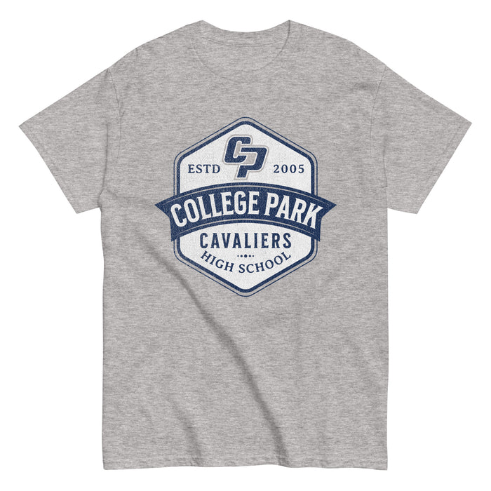 College Park High School Cavaliers Classic Unisex Sport Grey T-shirt 216