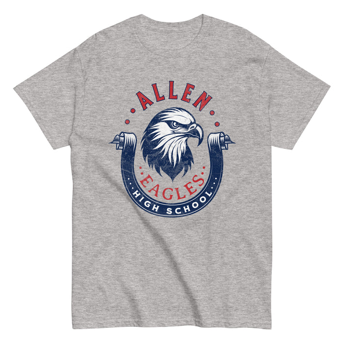 Allen High School Eagles Classic Unisex Sport Grey T-shirt 216