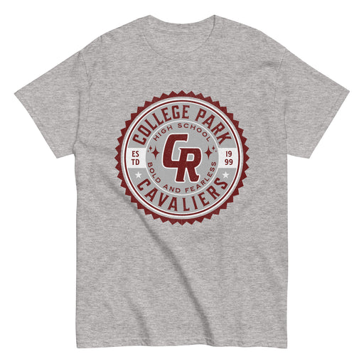 Cinco Ranch High School Cougars Classic Unisex Sport Grey T-shirt 216