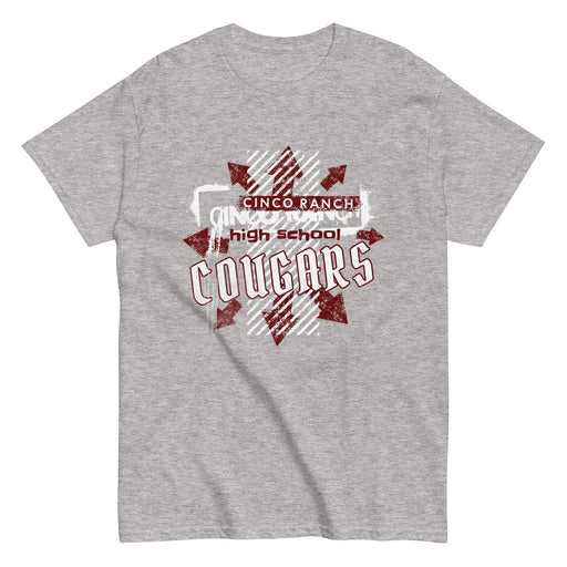 Cinco Ranch High School Cougars Classic Unisex Sport Grey T-shirt 220