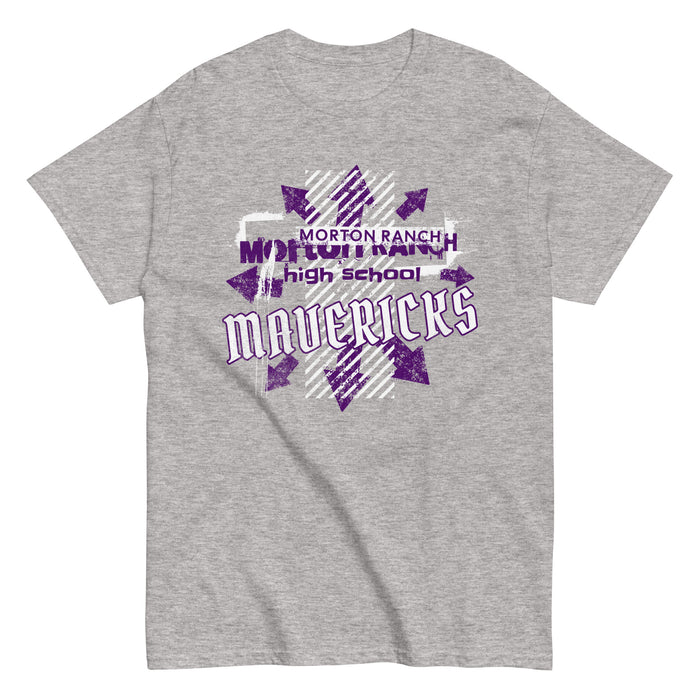 Morton Ranch High School Mavericks Classic Unisex Sport Grey T-shirt 215